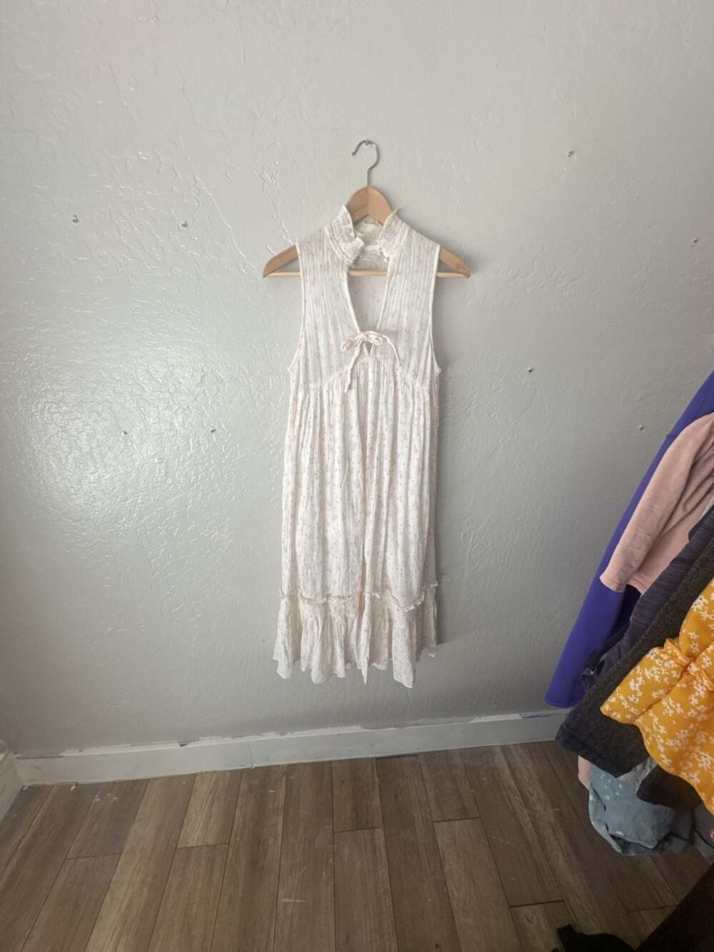Urban Outfitters Floral Sleeveless Mock Neck Dress Size S-P
